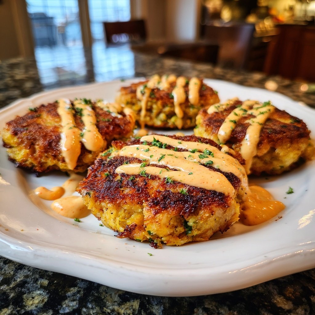 Salmon Cakes with Spicy Remoulade