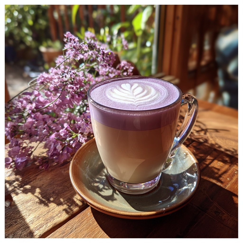 Lavender Vanilla Coconut Latte