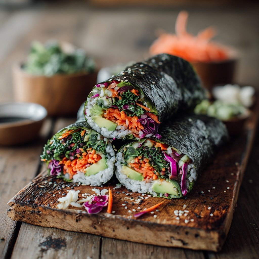 Veggie Sushi Burritos