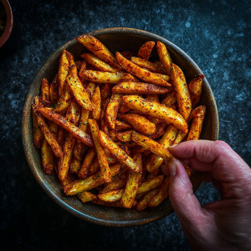 Airfryer Paprika Garlic Fries