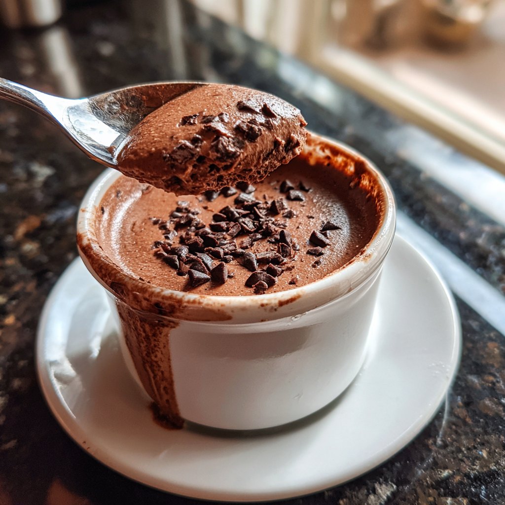 Spoonful of Choco-Swirl Pudding