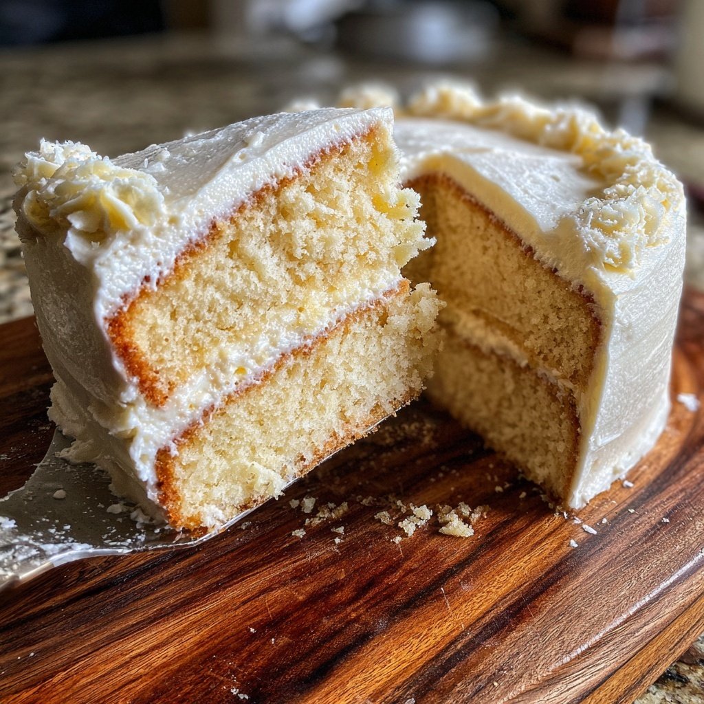 Dessert Vanilla Sponge Cake