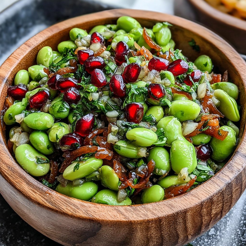 Edamame & Pomegranate Toss