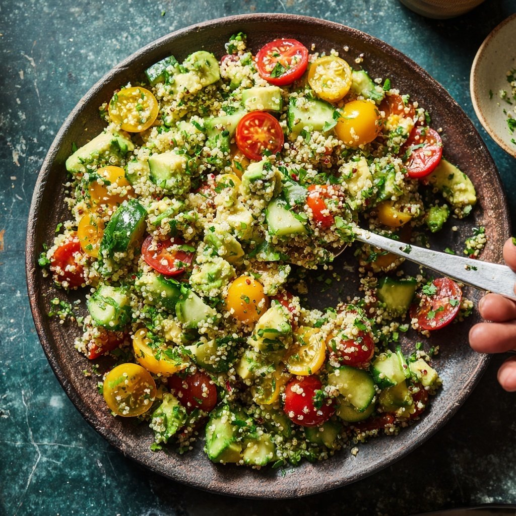 Healthy Avocado Quinoa Salad