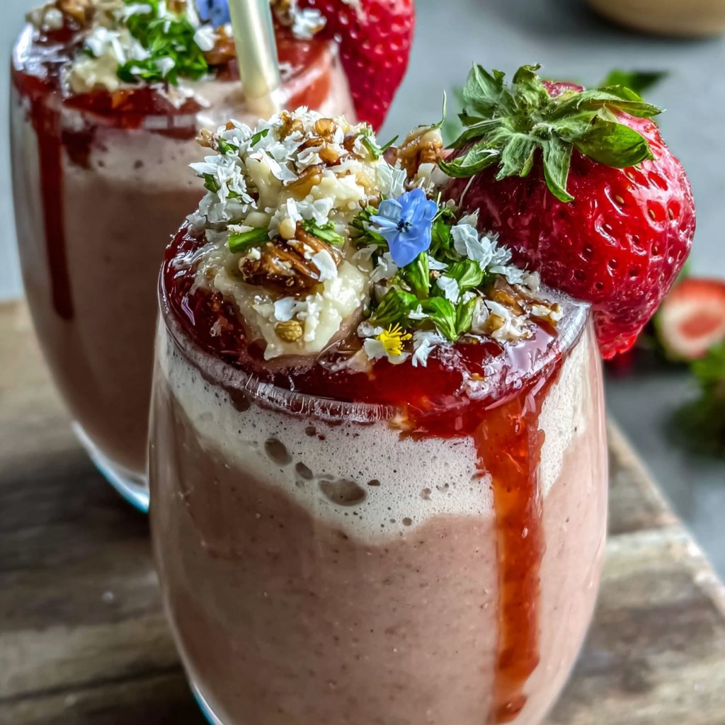 Fruit-Filled Dandelion Smoothies