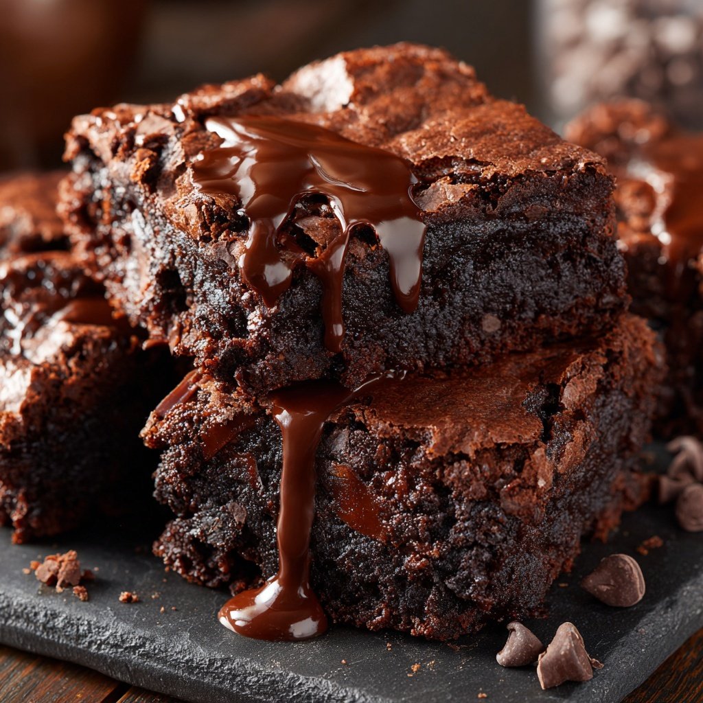 Dessert Chocolate Fudge Brownies