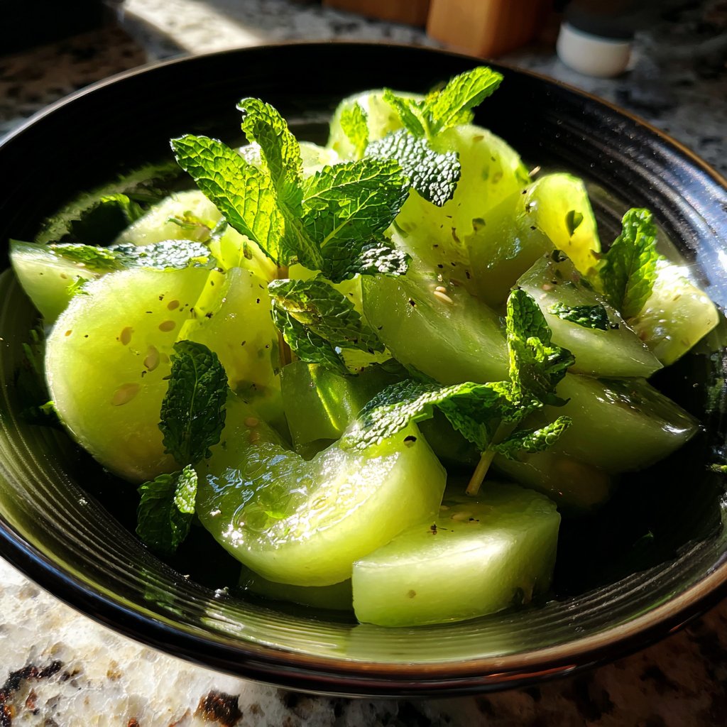 Honeydew and Mint Salad